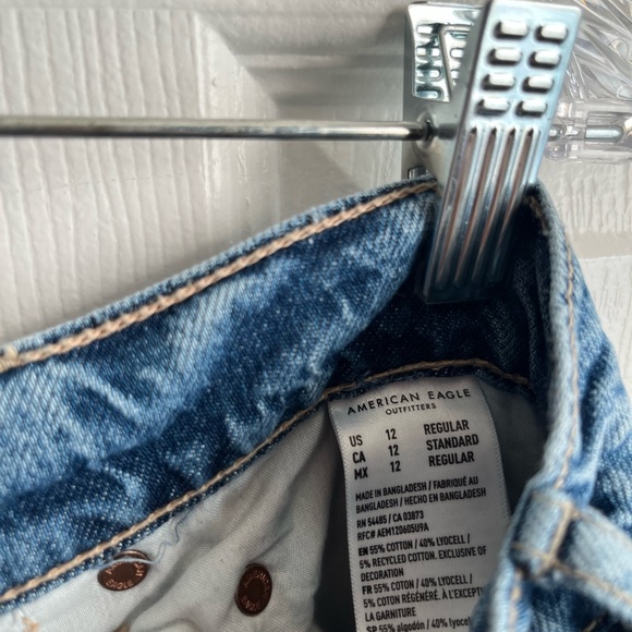 American Eagle Outfitters Super High-Rise Baggy Wide Leg Jeans 12 - Picture 7 of 9